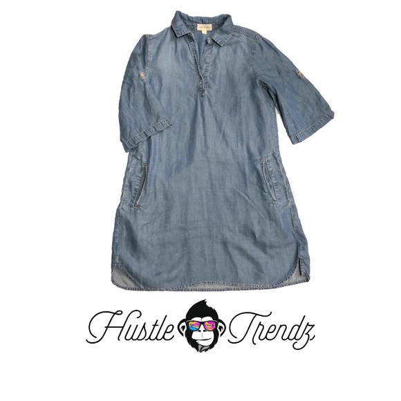 Denim Anthropologie Cloth & Stone Dress - Picture 1 of 3